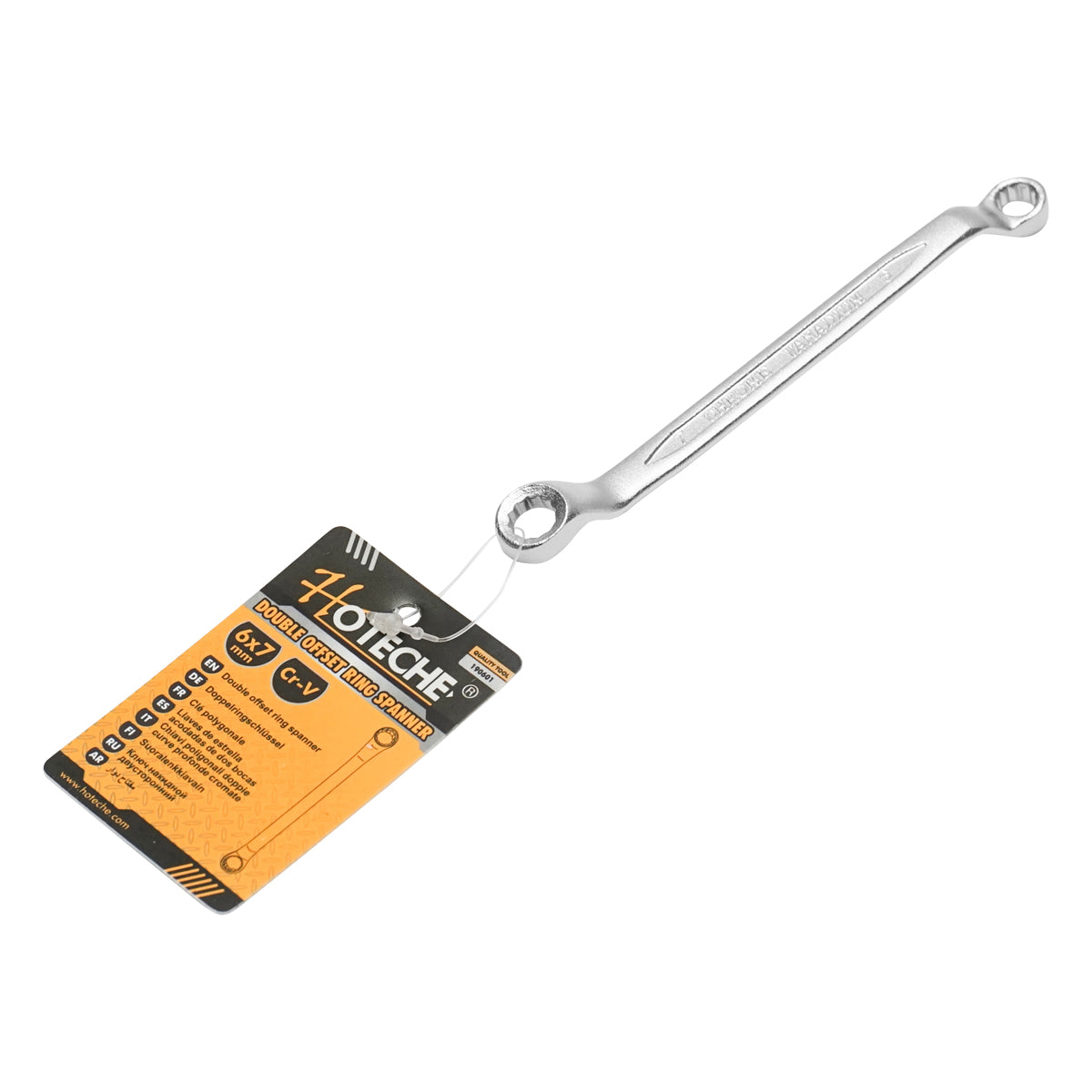 Chiave a cricchetto doppia 6x7 mm Hoteche