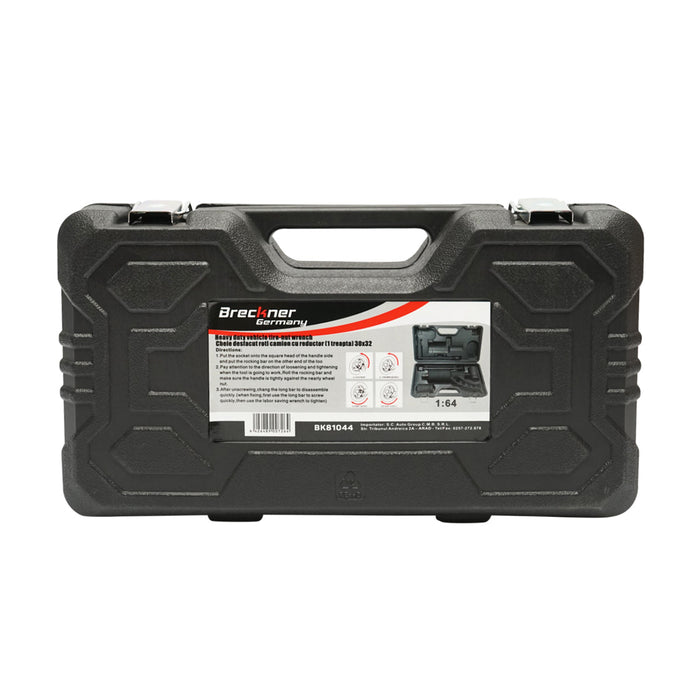 Chiave per smontare ruote di camion 30x32 con riduttore a 1 velocità Breckner Germany