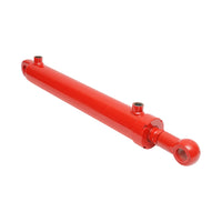 Cilindro idraulico 73x63x35x660x400mm attacco olio Ø18