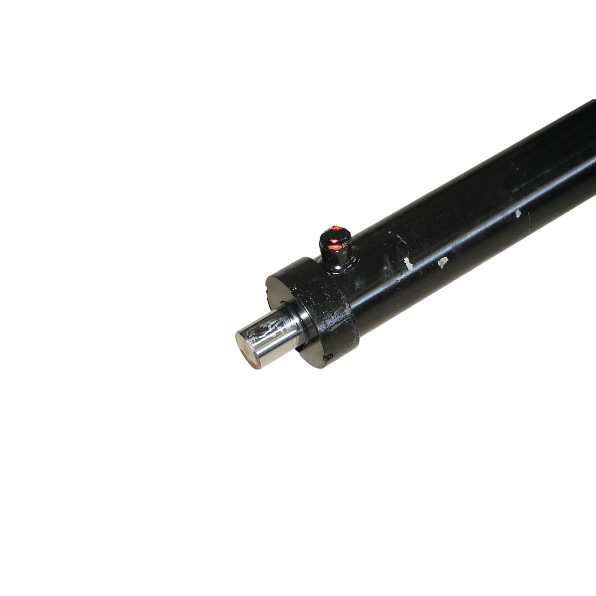 Cilindro idraulico 900 mm con filettatura M20 e raccordo idraulico Ø20