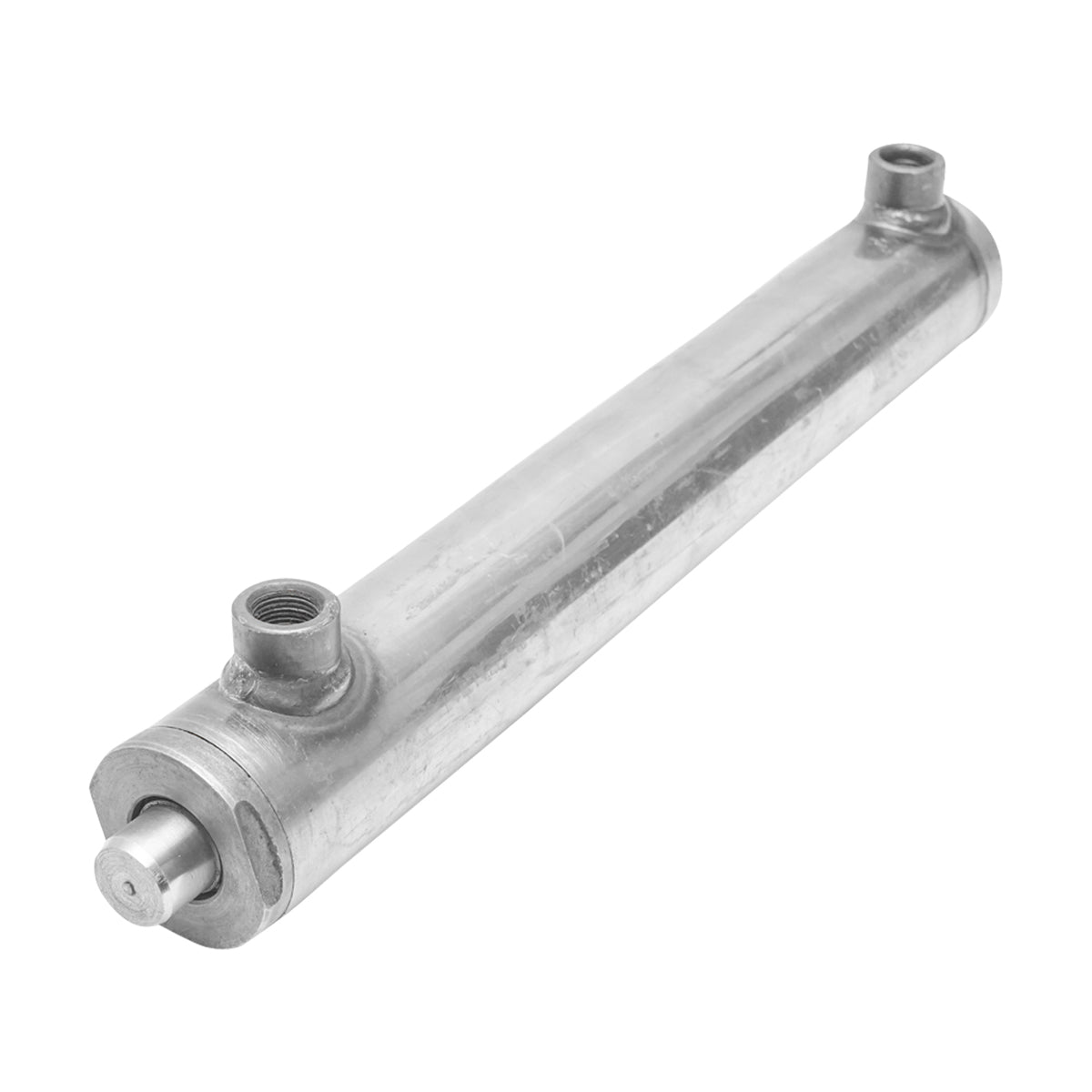 Cilindro idraulico L=435mm. Ex. 60 mm. Asta da 25 mm. Filettatura M18