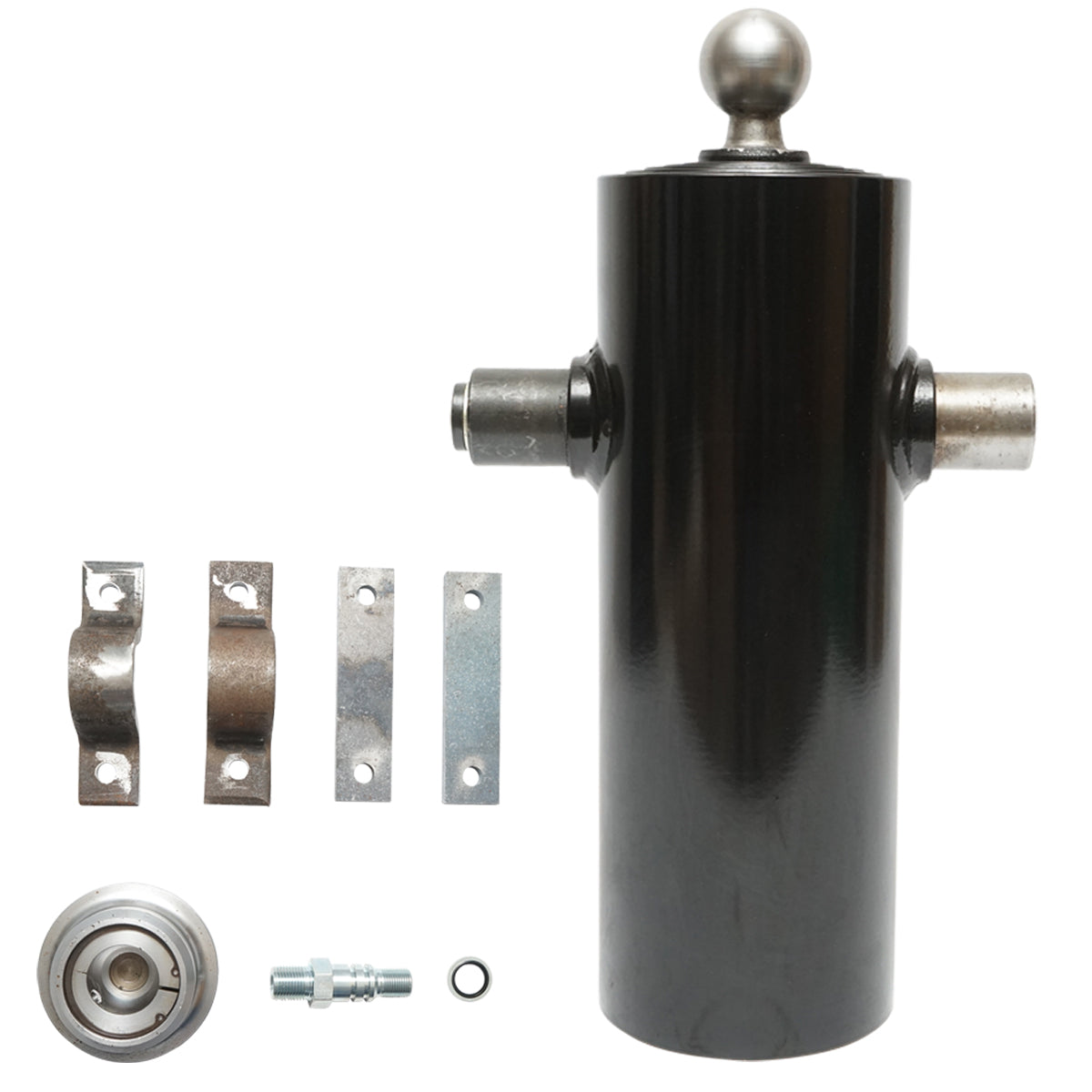 Cilindro idraulico per ribaltamento rimorchio 6 Ton con corsa a 5 gradini 1370mm