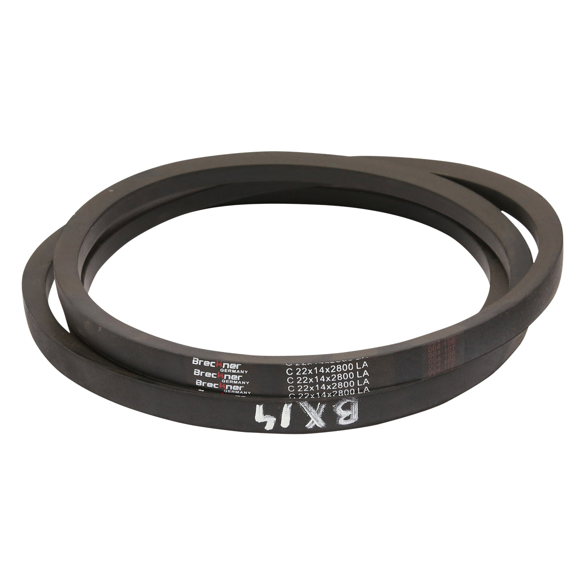 Cinghia di  Trasmissione trapezoidale  C 22x14x2800 LA 22x2800