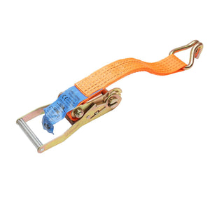 Cinghia di ancoraggio merci 15m x 50mm 5T, Cinghia a cricchetto e gancio