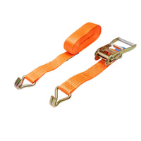 Cinghia di ancoraggio merci 8m x 50mm 5T, Cinghia a cricchetto con gancio, Arancione