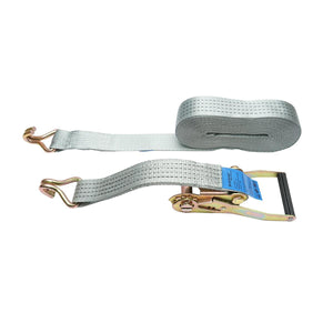 Cinghia di Ancoraggio Merci Cinghia di fissaggio, 12m x 50mm 2000kg, Cinghia a cricchetto e gancio