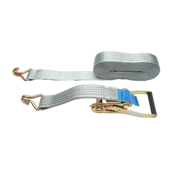 Cinghia di Ancoraggio Merci Cinghia di fissaggio, 12m x 50mm 2000kg, Cinghia a cricchetto e gancio