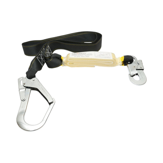 Cinghia di sicurezza 2m con assorbitore di urti Crownman