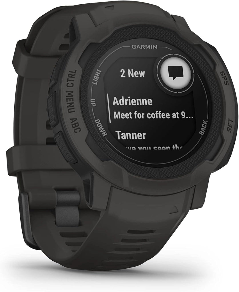 Garmin Instinct 2X Solar - Tactical, Smartwatch, 50mm, Ricarica solare, Autonomia infinita, Torcia LED, Calcolatore balistico, Visore notturno, +30 app, GPS, Pay, Connect IQ, Black