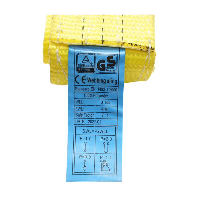 Cinghia di sollevamento 4mx75mm 3T