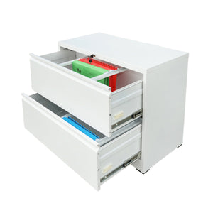 Classificatore, schedario in metallo con 2 cassetti 740X462X620mm, RAL7035 Breckner Germany