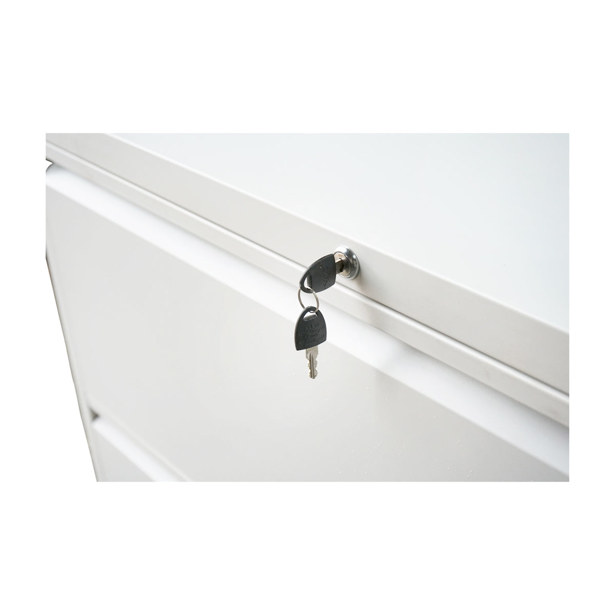 Classificatore, schedario in metallo con 2 cassetti 740X462X620mm, RAL7035 Breckner Germany