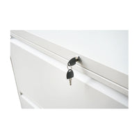 Classificatore, schedario in metallo con 2 cassetti 740X462X620mm, RAL7035 Breckner Germany