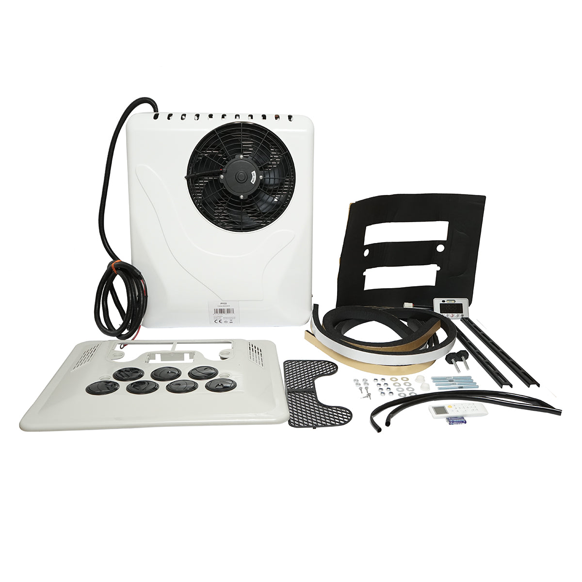 Climatizzatore fisso per macchinari industriali – 24V, 2300W, 7850 BTU, con telecomando