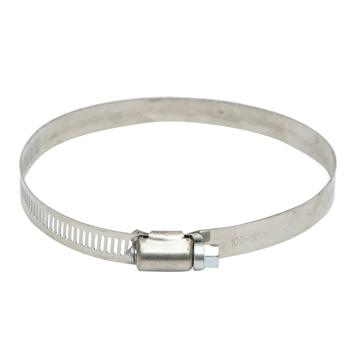 Collare per tubo in acciaio inox regolabile, 100-120 mm