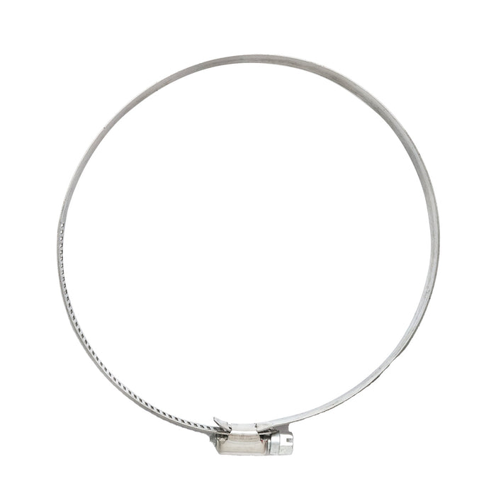 Collare per tubo in acciaio inox regolabile, 117-140 mm
