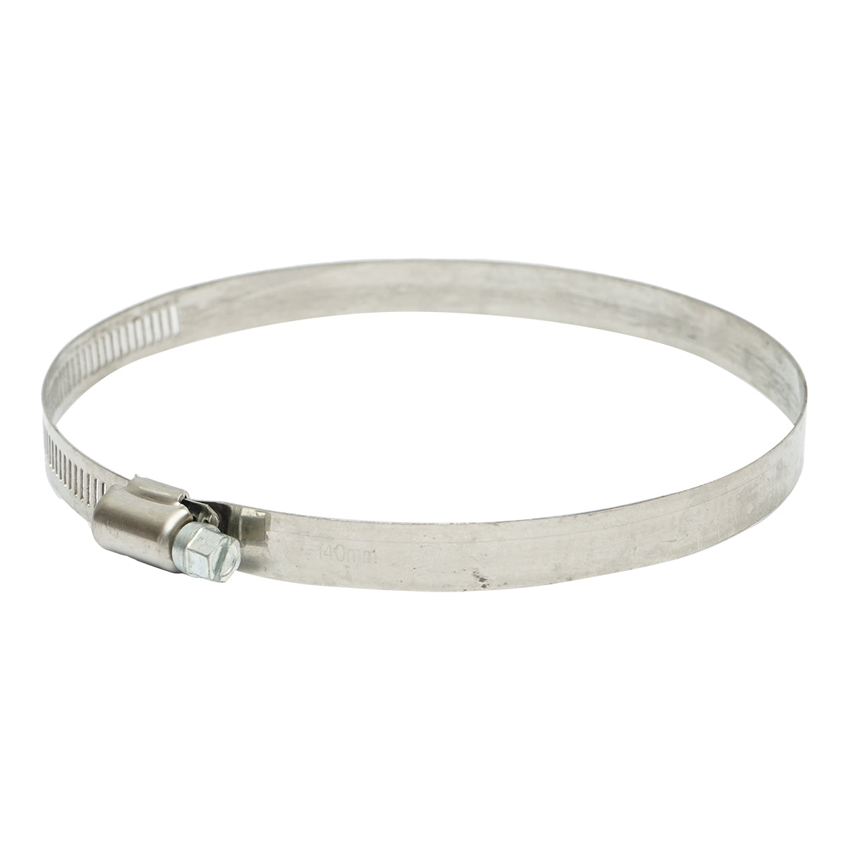 Collare per tubo in acciaio inox regolabile, 117-140 mm