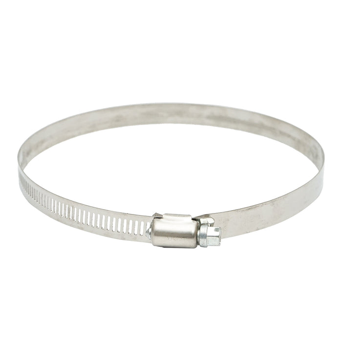 Collare per tubo in acciaio inox regolabile, 130-152 mm