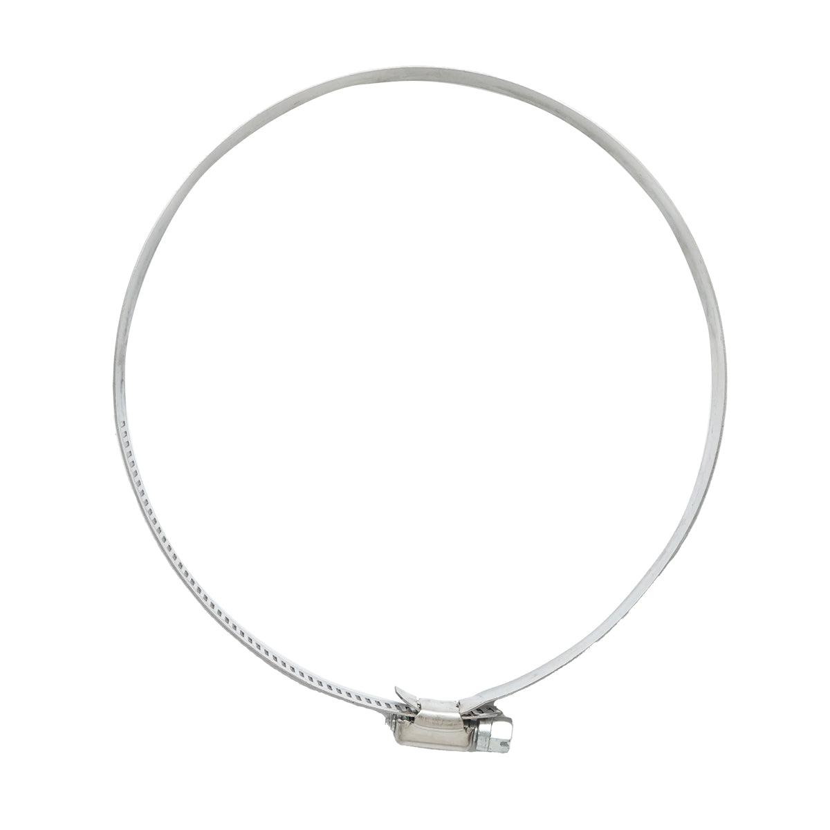 Collare per tubo in acciaio inox regolabile, 130-152 mm