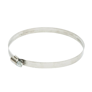 Collare per tubo in acciaio inox regolabile, 130-152 mm