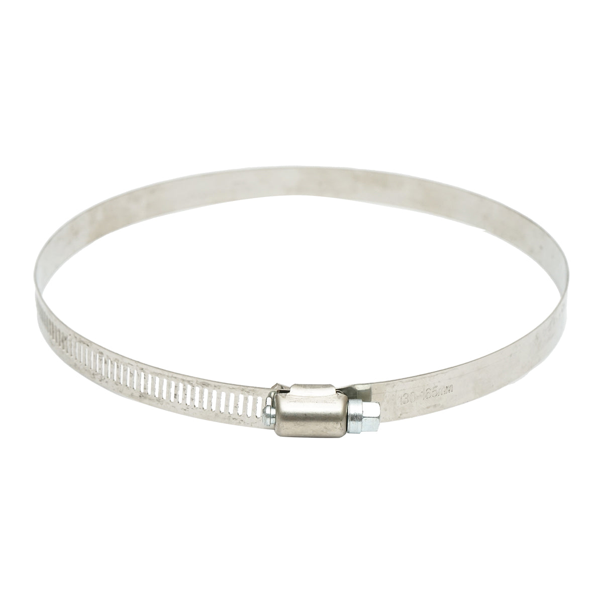 Collare per tubo in acciaio inox regolabile, 130-165 mm