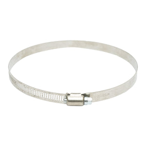 Collare per tubo in acciaio inox regolabile, 130-165 mm