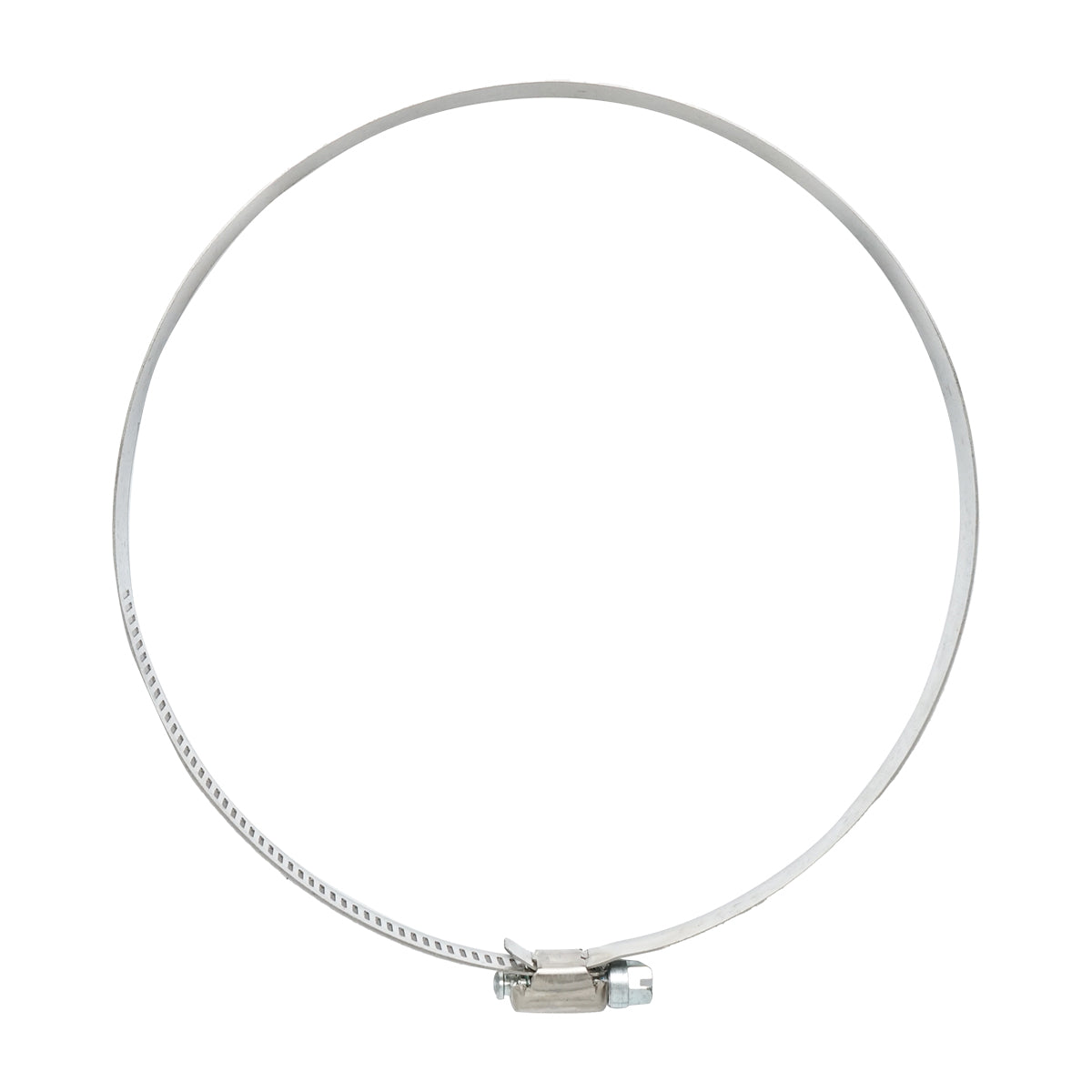 Collare per tubo in acciaio inox regolabile, 130-165 mm