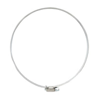 Collare per tubo in acciaio inox regolabile, 130-165 mm