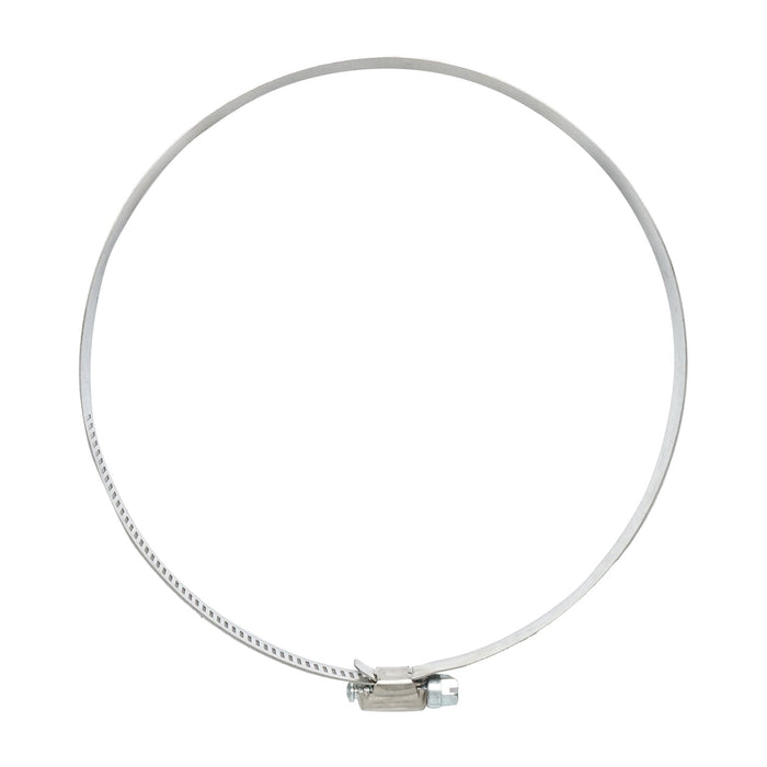 Collare per tubo in acciaio inox regolabile, 130-165 mm