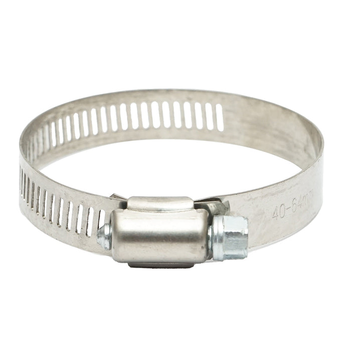 Collare per tubo in acciaio inox regolabile, 40-64 mm