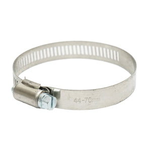 Collare per tubo in acciaio inox regolabile, 44-70 mm