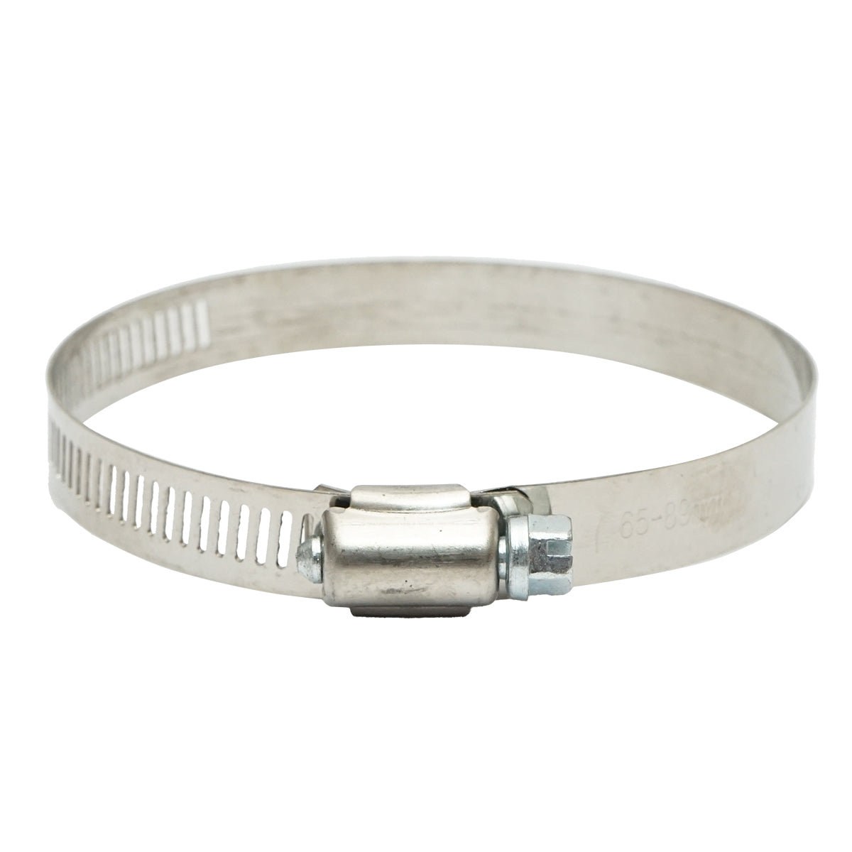 Collare per tubo in acciaio inox regolabile, 65-89 mm