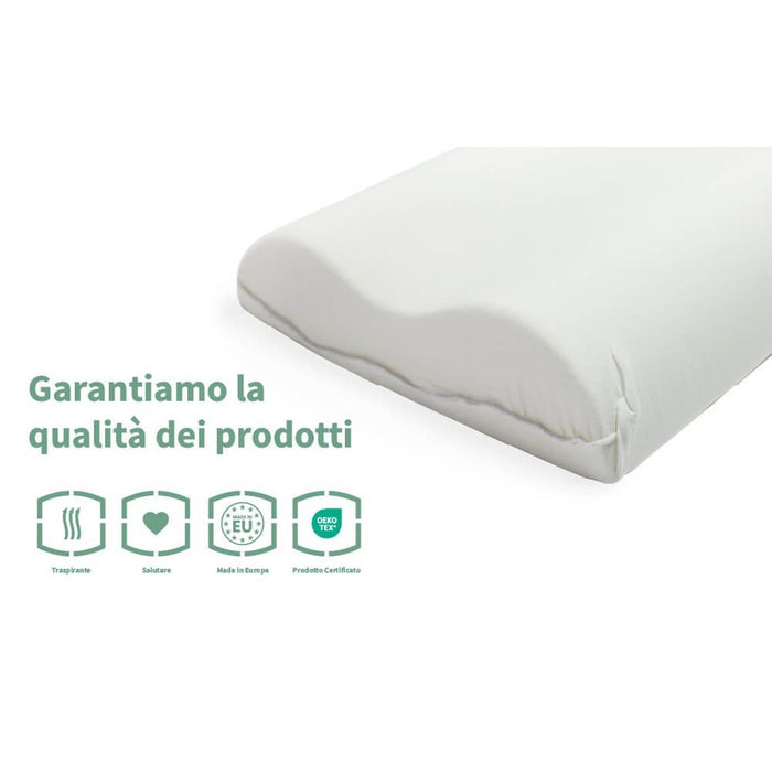 Cuscino a onde non forato 71x42x13 - PANNA