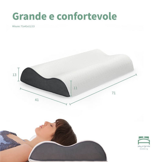 Cuscino a onde forato 71x42x13 - PANNA