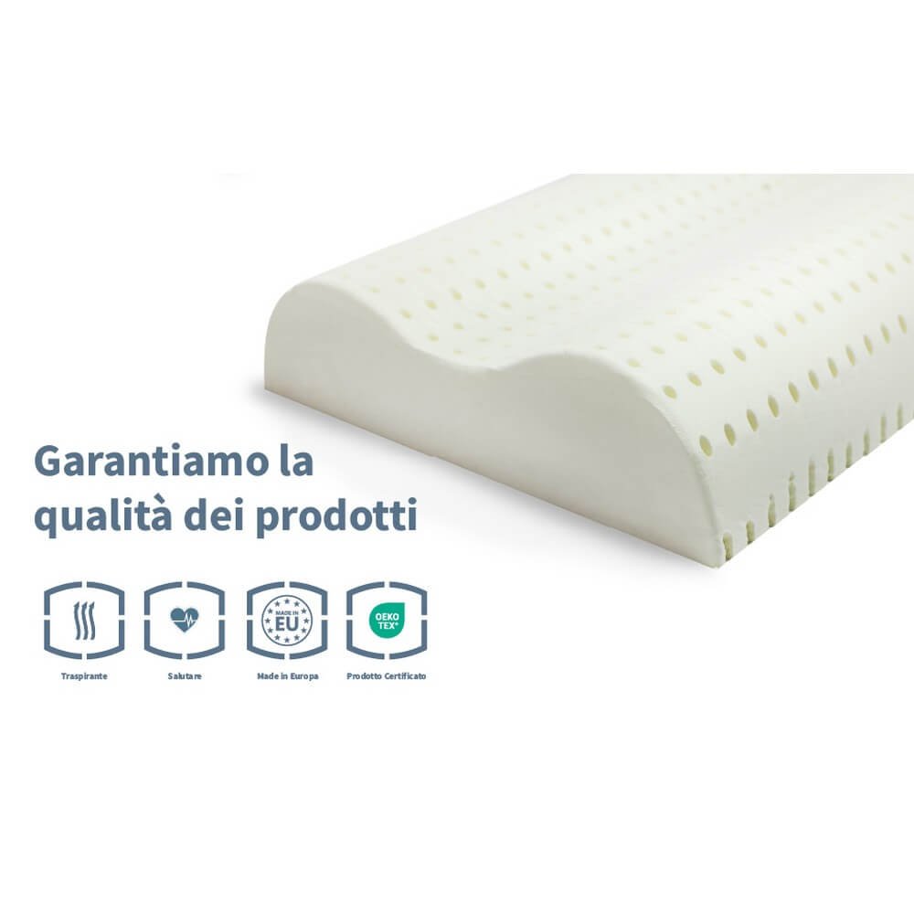 Cuscino a onde forato 71x42x13 - PANNA