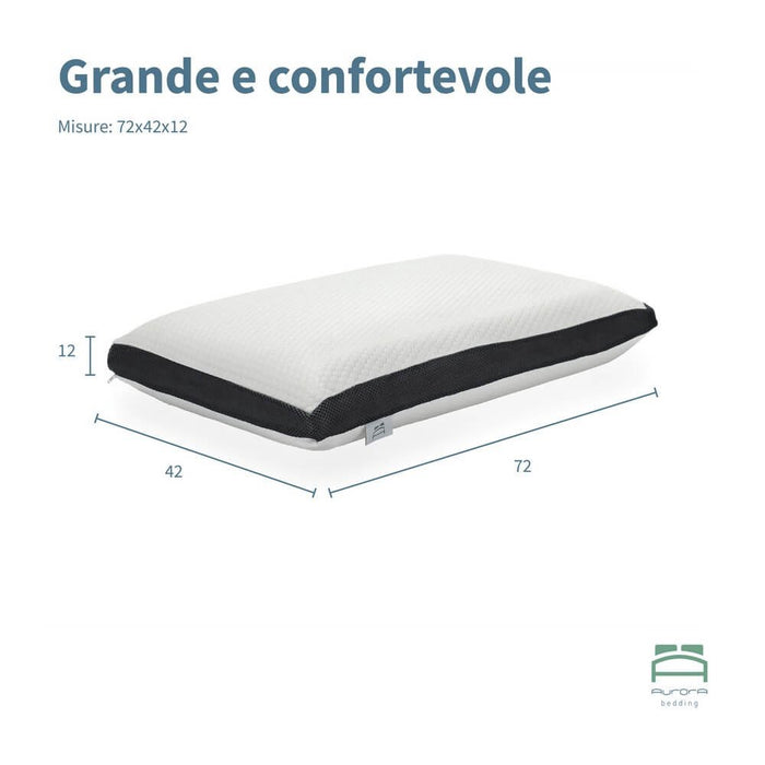 Cuscino saponetta Memory forato 72x42x12 - NUVOLA