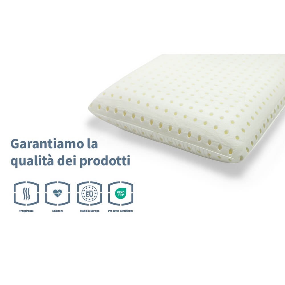 Cuscino saponetta Memory forato 72x42x12 - NUVOLA