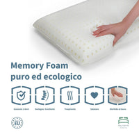 Cuscino saponetta Memory forato 72x42x12 - NUVOLA