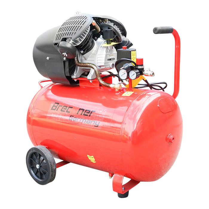Compressore d'aria 100L , 2,2kW/3CP pressione massima 8 Bar, volume dell'aria aspirata 316L Breckner Germany