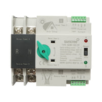 Comutatore ATS 220V monofase, separatore automatico da pannelli fotovoltaici alla rete SQ3W-100/2P Suntree