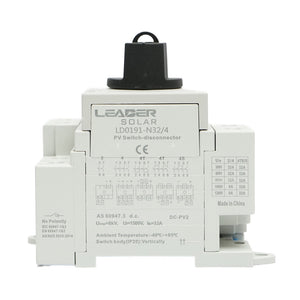 Comutatore di carico, interruttore on/off per sistemi fotovoltaici 4P, 32A, 1500kV Leader