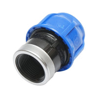 Connettore a compressione 32 mm x 1" PN16 Connettori tubo dell’aqua per sistemi di irrigazione RACCORDO/GIUNTO FEMMINA mm.32 X 1"