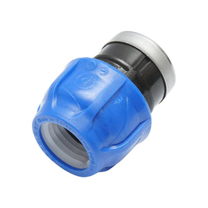 Connettore a compressione 32 mm x 1" PN16 Connettori tubo dell’aqua per sistemi di irrigazione RACCORDO/GIUNTO FEMMINA mm.32 X 1"