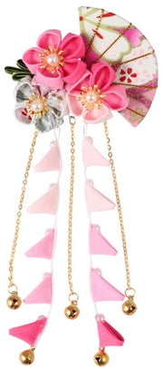 Kimono per capelli, spilla Kanzashi con lunghe setole, ideale per matrimoni, feste e uso quotidiano