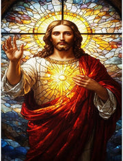 Decorazione da Tavolo per Natale 5D - 30 x 40 cm - Riduzione dello Stress - Pittura con Diamanti