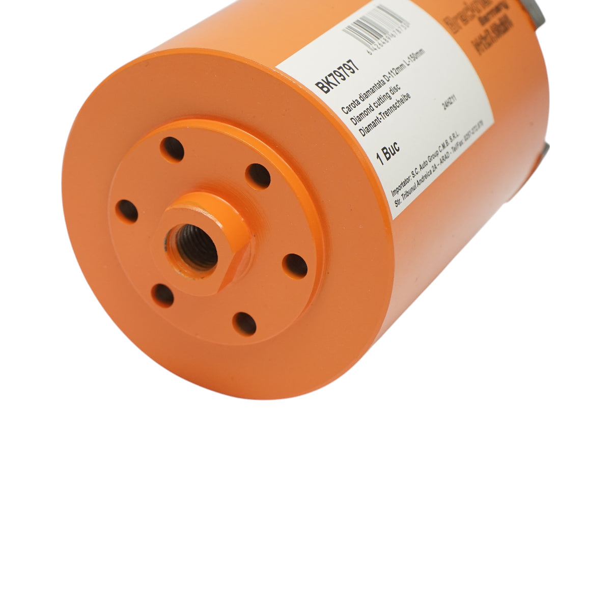 Corona diamantata 112x150mm con filettatura interna M16, foratura a secco per mattoni Breckner Germany