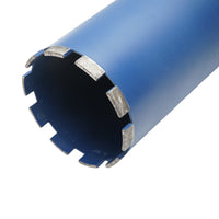 Corona diamantata 122x450mm con filettatura interna 1-1/4 UNC, foratura a umido per calcestruzzo, mattoni Breckner Germany