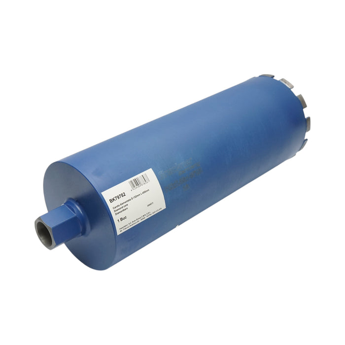 Corona diamantata 152x450mm con filettatura interna 1-1/4 UNC, foratura a umido per calcestruzzo, mattoni Breckner Germany