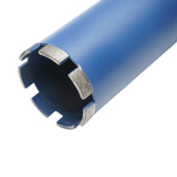 Corona diamantata 83x450mm con filettatura interna 1-1/4 UNC, foratura a umido per calcestruzzo, mattoni Breckner Germany