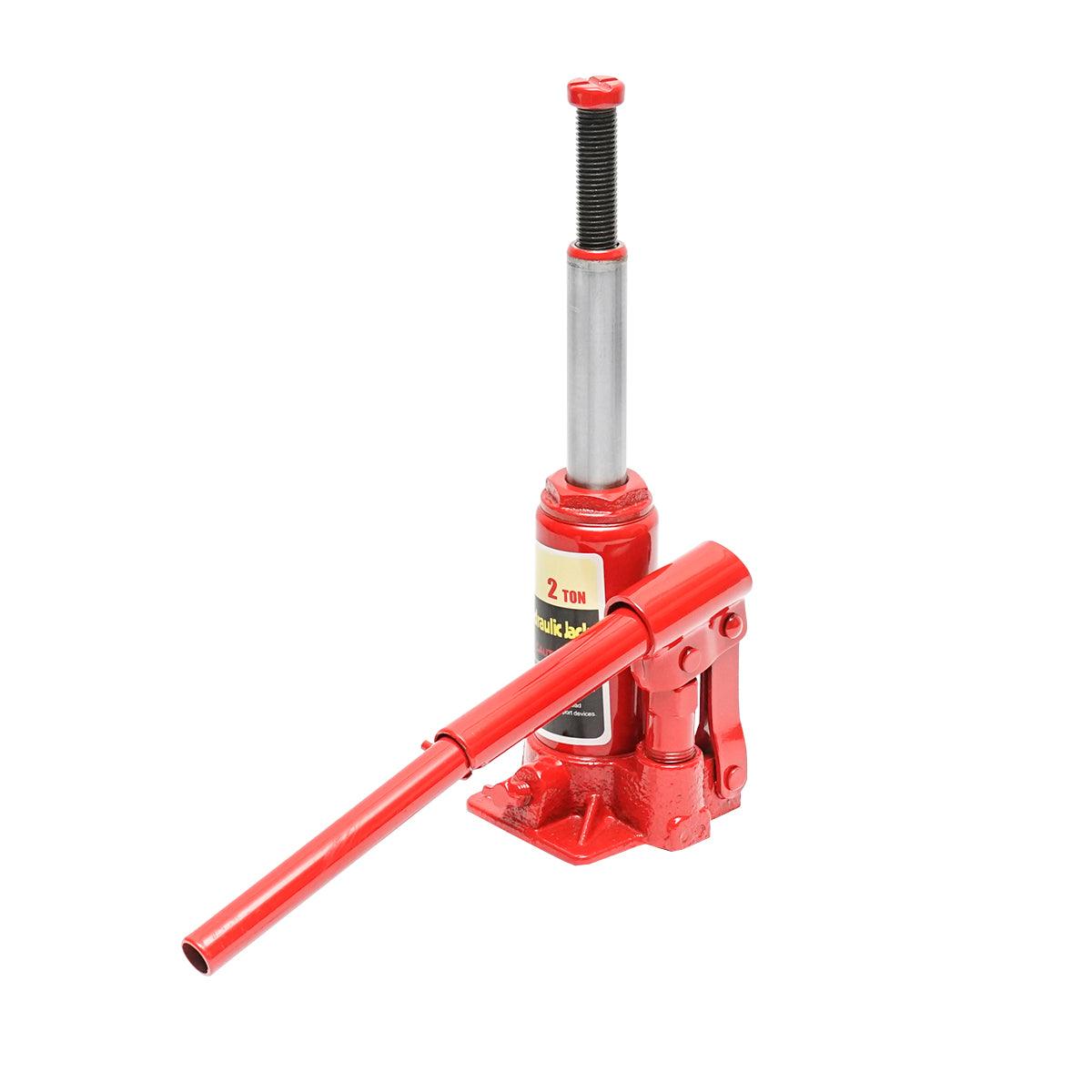 Cric a bottiglia idraulico 2 tonnellate Martinetto Idraulico Jack Bottiglia 2 Ton